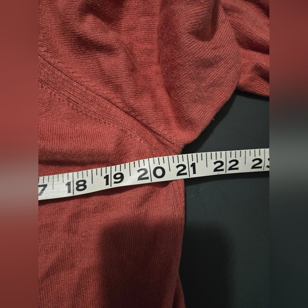LC Lauren Conrad Warm Coral Sweater - Picture 8 of 9